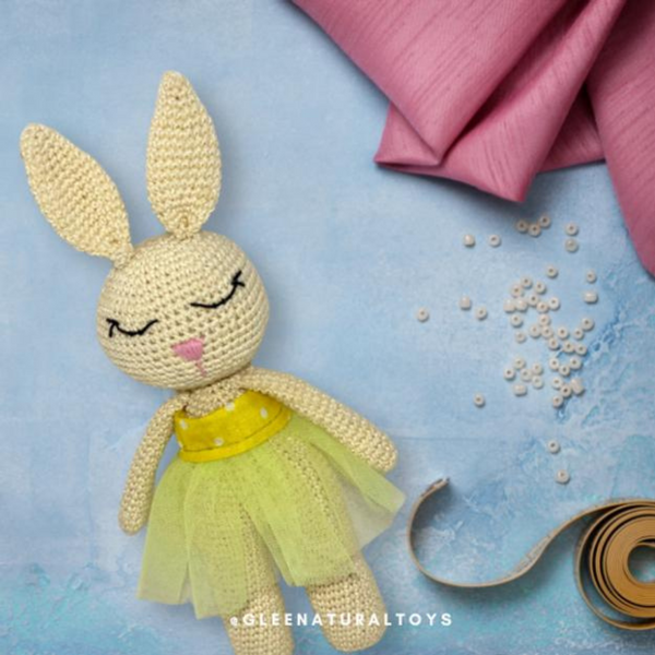 Senorita | Handmade Crochet Bunny Doll