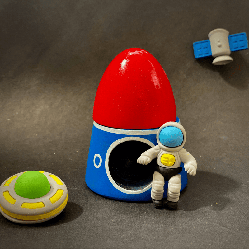 Astro Voyage | Wooden Rocket Stacker Toy