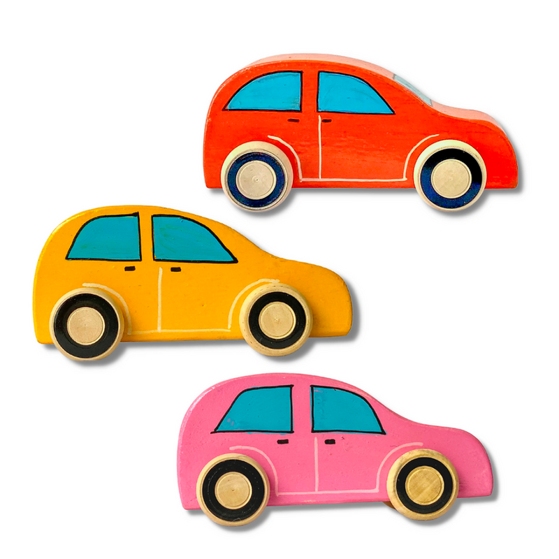 Buy Colorful Wooden Toy Car Online in India Push Toy Car for