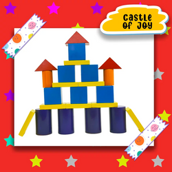 Wooden Building Blocks (24 Pcs) - Castle of Joy