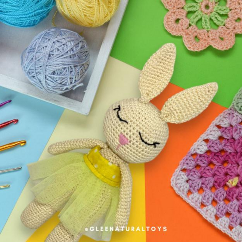 Senorita | Handmade Crochet Bunny Doll