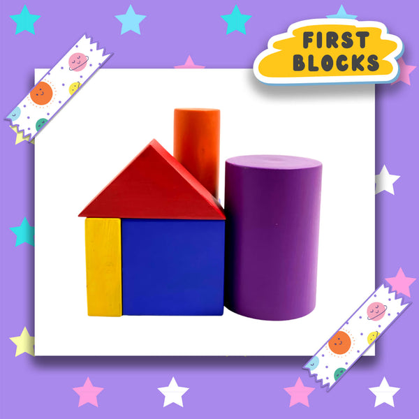 First Blocks |  Wooden Building Blocks (Set of 5)